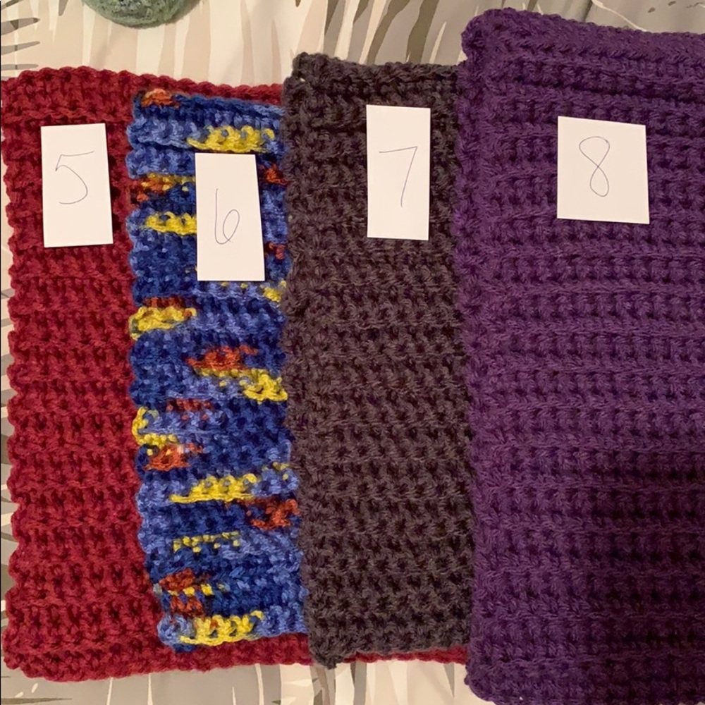 Handmade cowl scarfs! Choose your color! NWOT - Picture 5 of 7